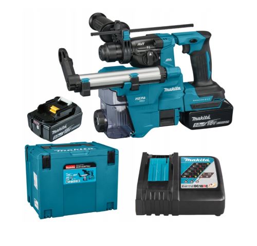 Makita Aku vŕtacie kladivo Li-ion LXT 18V/5,0Ah DHR183RTWJ