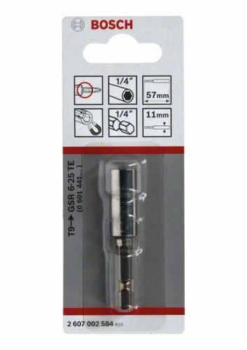 BOSCH Univerzálne držiaky 1/4", 75 mm, 11 mm 2607000157