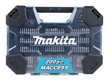 MAKITA sada bitov a vrtákov 200 ks v plastovom kufri E-22610 MAKITA sada bitov a vrtákov 200 ks v plastovom kufri E-22610