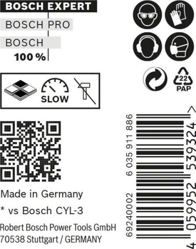 BOSCH EXPERT CYL-9 MultiConstruction 5,5x50,10ks 2608900639