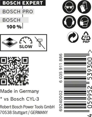 BOSCH EXPERT CYL-9 MultiConstruction 4x40,10ks 2608900637