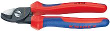 KNIPEX Káblové nožnice s viaczložkovými návlekmi, 165mm 9512165