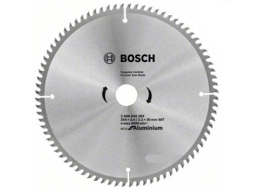 BOSCH Pílový kotúč Eco for Aluminium 254x3.0/2.2x30 80T 2608644394