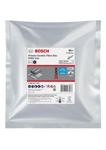 BOSCH EXPERT PRISMA X-LOCK fibrový kotúč R782,125,P60,25ks 2608621825