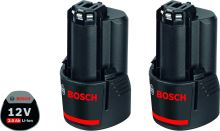 Bosch Akumulátor 2× GBA 12V 3.0Ah 1600A00X7D Bosch Akumulátor 2× GBA 12V 3.0Ah 1600A00X7D