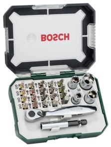 BOSCH 26dielna sada s račňou DIY 2607017563