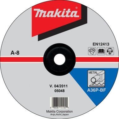 MAKITA kotúč brúsny oceľ 150x6x22.23 mm A-84981