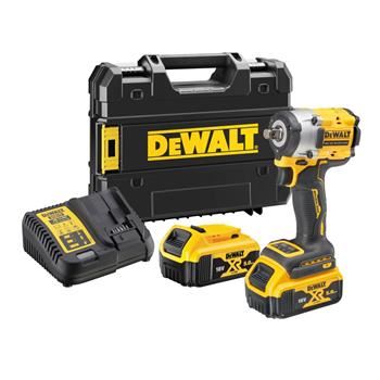 DEWALT Aku Rázový uťahovák 1/2'', 2x 5Ah batéria s popruhom DCF921P2LRT