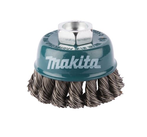 MAKITA kefa miskovitá 75 mm, drôt nerezový splietaný 0,5 mm D-77497