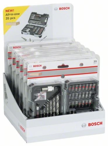 BOSCH Sada skrutkovacích bitov a vrtákov PRO-Mix set drevo - 35ks 2607017327