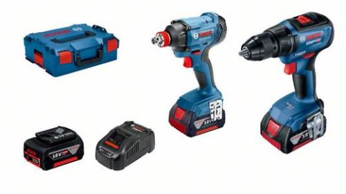 Bosch Profesionálna sada: GSR 18V-50 + GDX 180-LI + 3× GBA 18V 5.0Ah + GAL 1880CV v L-BOXX136 06019G5227