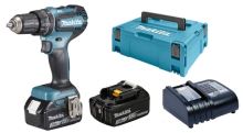 MAKITA Aku príklepový skrutkovač Li-ion LXT 18V (2x akumulátor 3Ah, Makpac) DHP485SFJ
