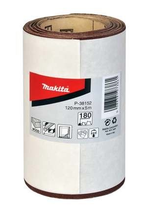 MAKITA papier brúsny 120 mm K240 rolka 5m P-38168