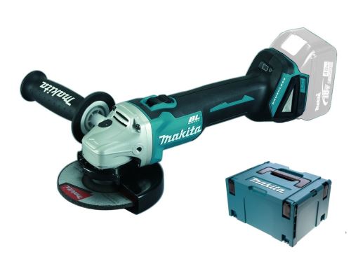 Makita Aku uhlová brúska 125mm Li-ion LXT 18V, Makpac, bez aku DGA506ZJ