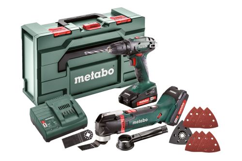 METABO Akumulátorové stroje v súprave Combo Set 2.6.1 18 V 685081000 (18V; METABOX 145 L; BS 18 + MT 18 LTX)