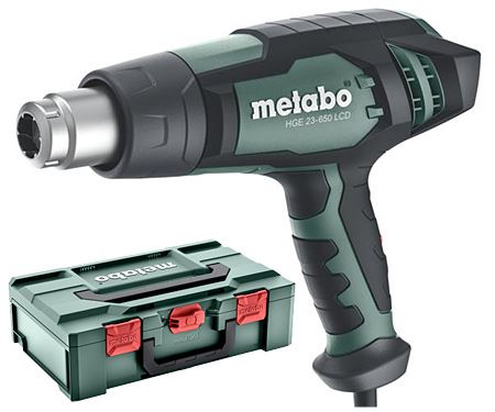 Metabo HGE 23-650 LCD Teplovzdušná pištoľ + Metabox 603065500