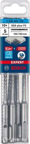 BOSCH EXPERT vrták SDS plus-7X, 5x100x165 10ks 2608900158