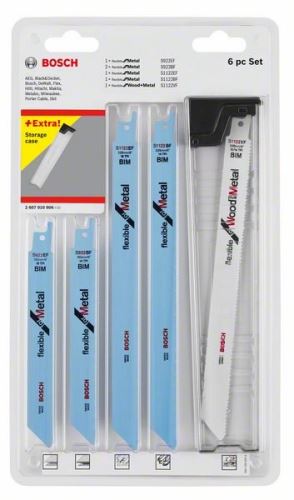 BOSCH Sada pílových plátkov do píl chvost RSB (6 ks) Set Top Seller 2607010906