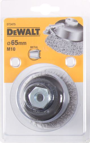 DeWALT Drôtená tanierová kefa, vlnité drôty, pre uhlovú brúsku 100 x 26 mm (dĺžka drôtu 26 mm) DT3489