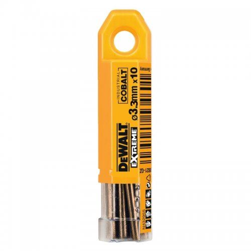 DeWALT Vrtáky do kovu HSS-E COBALT 3,3 × 65 mm (10 ks) DT4922