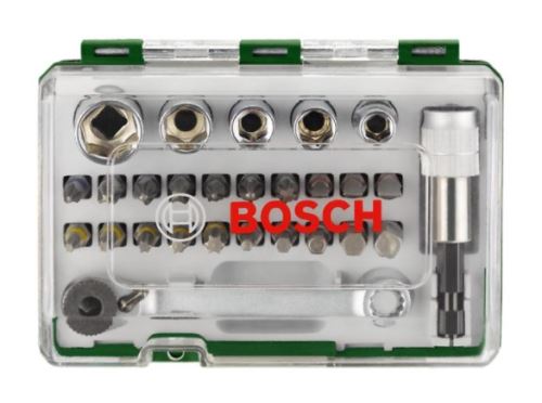 BOSCH 27dielna sada s račňou DIY 2607017562