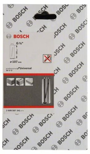 BOSCH Diamantová vŕtacia korunka na vŕtanie za sucha G 1/2" 107 mm, 150 mm, 6 segmentov, 7 mm 2608587341