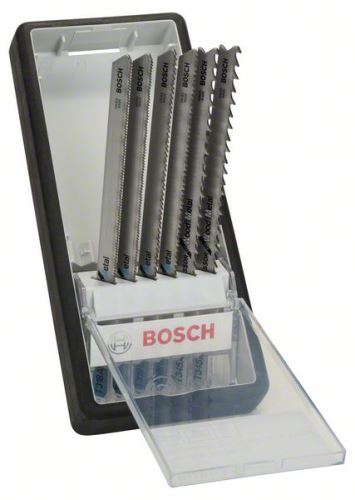 BOSCH 6dielna sada pílových plátkov Robust Line Metal Profile, so stopkou TT 318 AF (2x); T 318 BF (2x); T 345 XF (2x) 2607010573