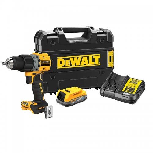 DeWalt Aku príklepová vŕtačka 18V 1x1,7Ah DeWALT POWERSTACK DCD805E1T