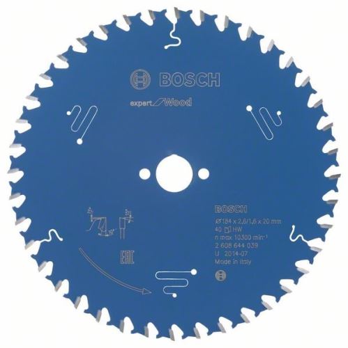 BOSCH Pílový kotúč Expert for Wood 190 x 30 x 2,6 mm, 40 2608644048