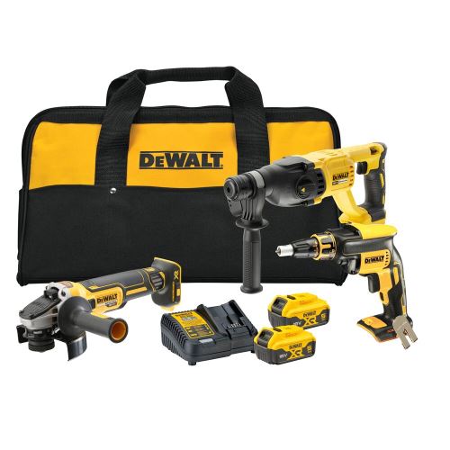 Dewalt sada náradia DCH133+DCG405+DCF620, 18V XR, Li-Ion 2x5,0Ah, DCK304P2