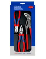 KNIPEX Sada klieští s leštenými hlavami, 3ks 002009V01