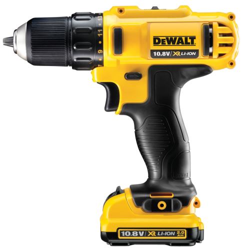 DeWALT Aku vŕtačka / skrutkovač 10,8V CS Li-Ion XR 2x2,0 Ah DCD710D2