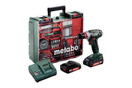 Aku vŕtačka METABO BS 18 QuickMD 2x2,0 Ah 1-10mm - 602217880