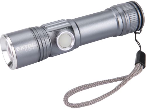 Extol Svietidlo 280 lm, zoom, USB nabíjanie, XPE LED 43141