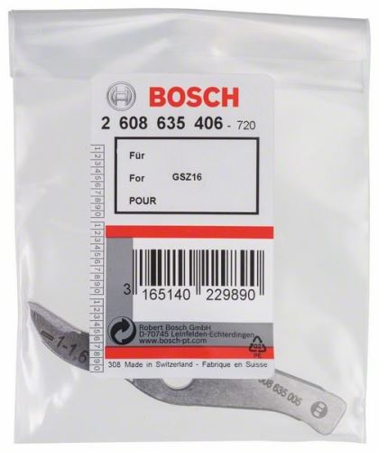 BOSCH Nôž rovný GSZ 160-rovný rez do 1.6mm 2608635406