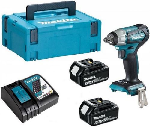 Makita Aku rázový uťahovač 1/2" Li-ion LXT 18V/5,0Ah DTW181RTJ