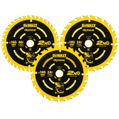 DeWALT Pílový kotúč EXTREME 2nd Fix 3 Pack DT10397 DT10397