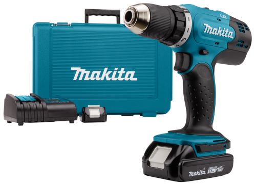 Makita Aku vŕtací skrutkovač Li-ion 18V/1,5Ah DDF453SYE