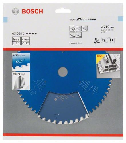 BOSCH Pílový kotúč Expert for Aluminium 210 x 30 x 2,6 mm, 54 2608644109