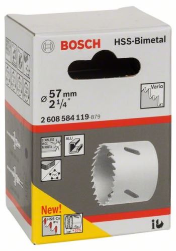 BOSCH Dierovka HSS-bimetal pre štandardný adaptér 57 mm, 2 1/4" 2608584119