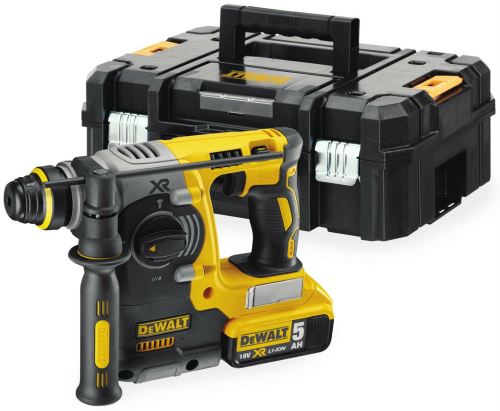 DeWALT Aku bezuhlíkové kombinované kladivo SDS-Plus 18V XR 5.0Ah DCH273P2T