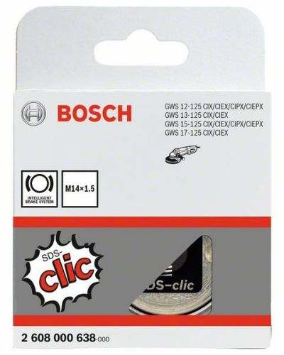 BOSCH Rýchloupínacia matica SDS-clic M 14 x 1,5 mm M 14 x 1,5 mm 2608000638