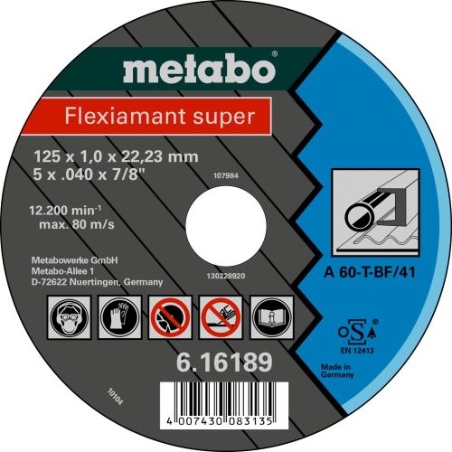 Metabo Flexiamant super 115x1,0x22,23 oceľ, TF 41