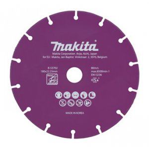 MAKITA kotúč rezný diamantový 180x1.6x22.23 mm B-53702