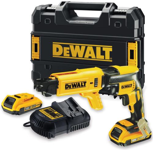 DeWALT Aku skrutkovač na sadrokartón, 18 V 2x aku 2,0 Ah, zásobník, kufor DCF620D2K