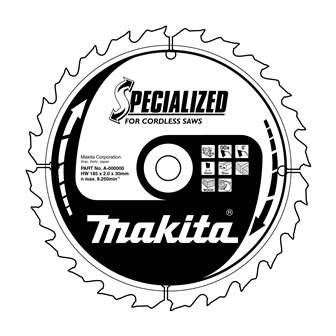 MAKITA kotúč pílový drevo SPECIALIZED 136x1.5x20 mm 16 zubov pre aku píly B-10643