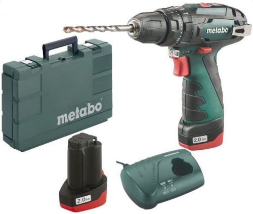 Aku príklepový skrutkovač METABO PowerMaxx SB Basic 2x2,0Ah - 600385500