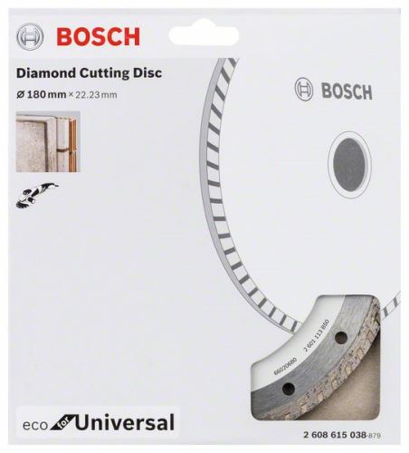 BOSCH Diamantový deliaci kotúč ECO For Universal 180x22.23x2.6x7 2608615038