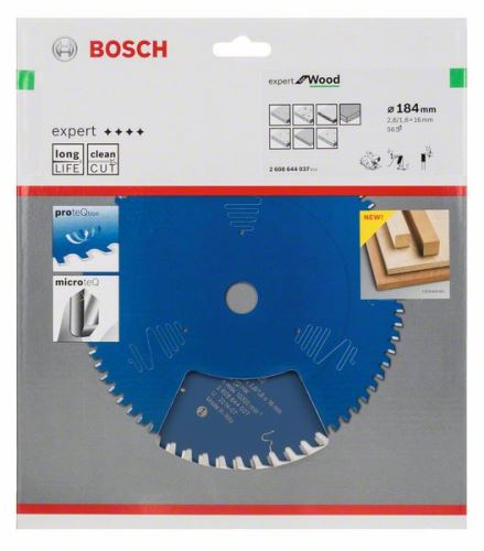 BOSCH Pílový kotúč Expert for Wood 184 x 16 x 2,6 mm, 56 2608644037