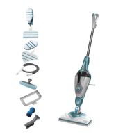 BLACK+DECKER Parný mop 1600W, 6v1 s hlavou Delta, SteaMitt BHSM166DSM